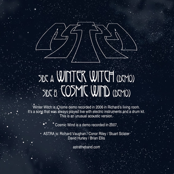 Winter Witch / Cosmic Wind bonus 7" (back cover) that was included with the die hard version of The Weirding LP.
