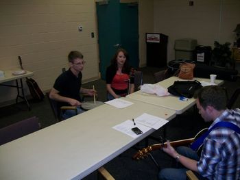 Rehearsal with David Talley and Matt Clyde 2010
