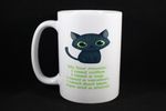 My 4 Moods Cat Coffee Mug