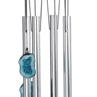 42032 Dragon Wind Chime on Blue Crystal