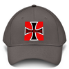 Redd Barron Embroidered Iron Cross Hat (Black or Charcoal)