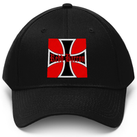 Redd Barron Embroidered Iron Cross Hat (Black or Charcoal)