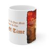 Sands of Time 2-Sided White Ceramic Mug (11oz.)