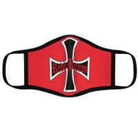 Redd Barron Iron Cross Fitted Polyester Face Mask