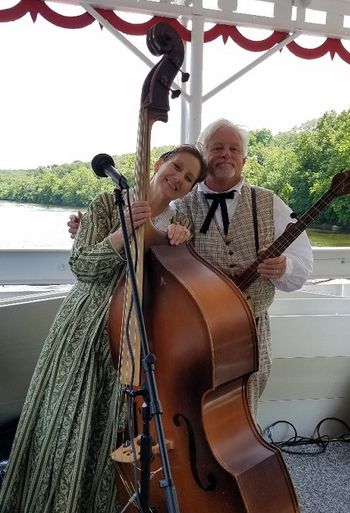 Steve and Lisa on the Lorena Sternwheeler, Zanesville Ohio 2019.
