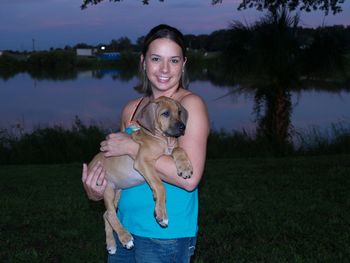This is Red girl and her new family named her Nixie. They live in St Cloud FL
