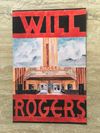 11 x 17 Will Rogers Theatre Poster Red Letters