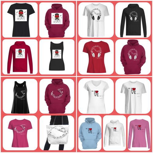 Hoodies, T-Shirts, Vest Tops, Tote Bags & More!