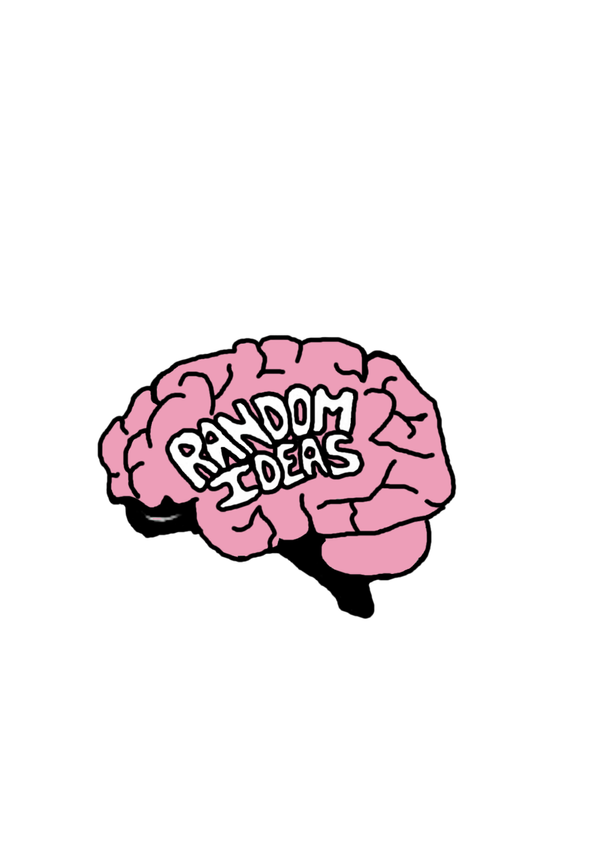 Brain logo sticker