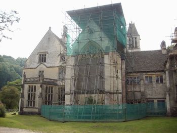 Extensive renovations to Woodchester Mansion...
