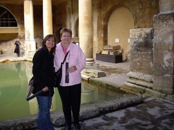 Di & Rachael at the Roman Baths...

