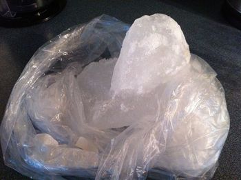 Million year old iceberg ice! Nothing better in your iced tea :)
