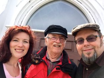 Roger attended our Thursday concert & on Friday, he opened historic St. John's Church in Peggy's Cove for us to visit.
