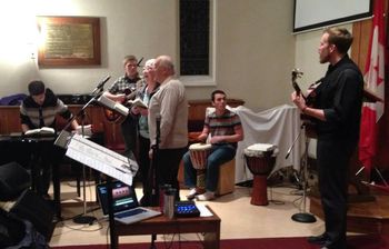 The worship team did such a great job, we invited them to open the evening concert! St. Paul's Church, Hampton.
