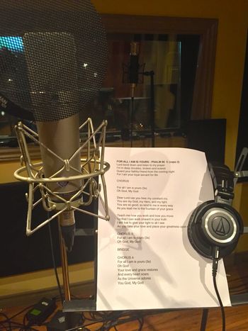 Love this view! Starting the vocals...
