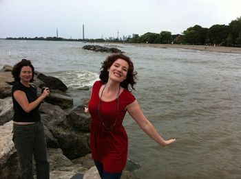 Allison is always happy to be by the water.

