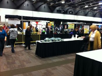 Part of the bookstore and exhibit hall. So many great resources!
