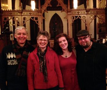 After the concert with our sweet friends, Helen & Rob. We wouldn't be in St. Andrews without their passion for All Saints and their support of our ministry.
