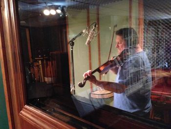 Jason Roller adding lush violin parts to All I'm Called to Be and The House Where Prophets Speak.
