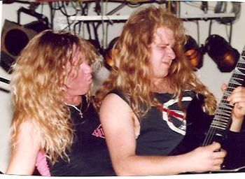 1990 Onstage with Armageddon
