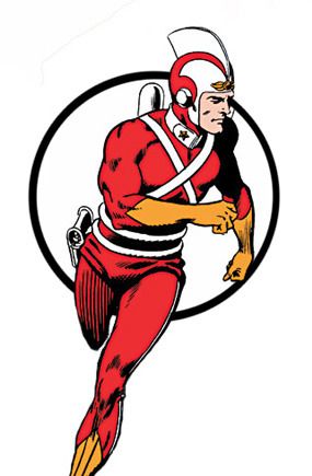 DCComics' Adam Strange - one of the inspirations for our own Space Rocker.
