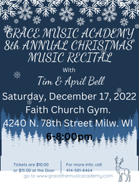 GRACE MUSIC ACADEMY 8th ANNUAL CHRISTMAS  MUSIC RECITAL