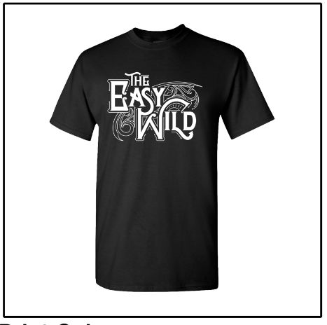 The Easy Wild Logo T-Shirt Black