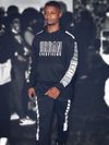 Urban Everything Reflective Black Pull Over Sweatsuit 
