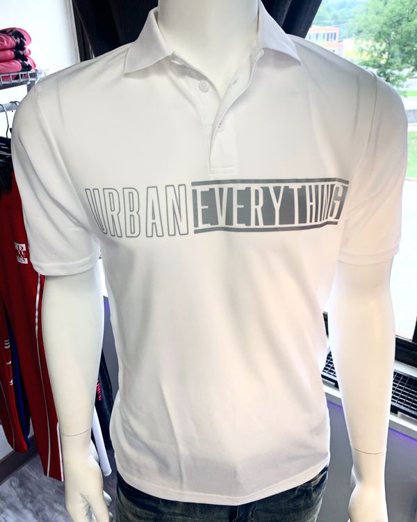 Urban Everything Reflective and White Polo 