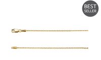 14k Gold Solid 1.5mm Cable Chain