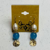 Blue Chalcedony Earrings