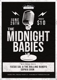 Concert feat. THE MIDNIGHT BABIES, SOPHIA DION, FUEGO SOL & THE ROLLING RANDYS