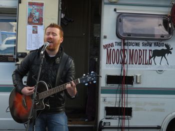 Live at the Moose Mobile Stage, Forres. Photo by Amy Dee
