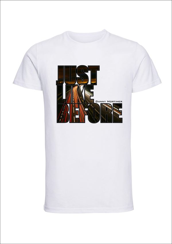"Just Like Before" Single Cover In White - Unisex