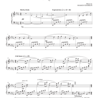 Last Tears - Sheet Music for Solo Piano
