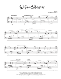 Within Whispers - Sheet Music for Solo Piano