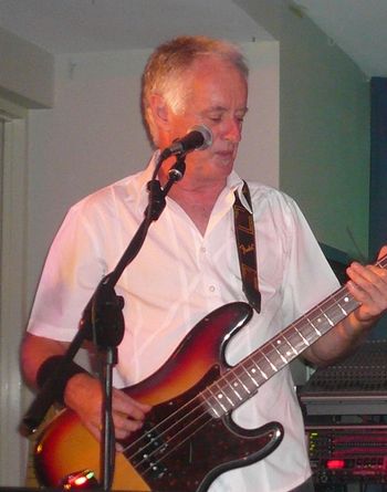 Alan - Bass and vocals - loves his P Bass and the beautiful sound it makes. Works hard at perfecting the band's great harmonies - "music to my ears".

