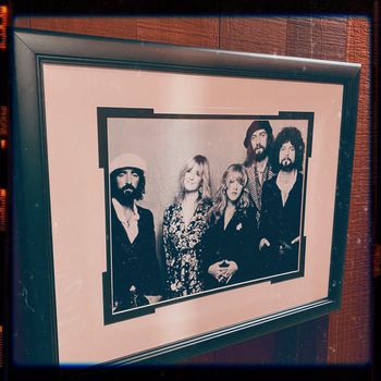 Fleetwood Mac photo on walls of former Record Plant Thelen Creative
