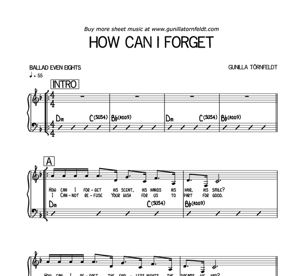 How Can I Forget - pdf