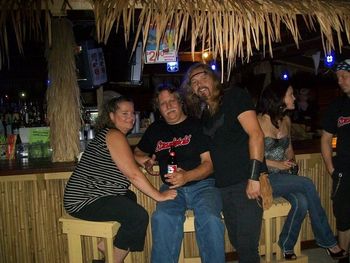 me & Joi with Ronnie Hughes from The Godz
