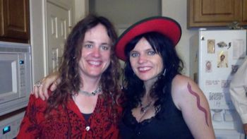With Wendy Rule after Austin House Concert April
