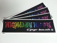 Highway Hippy Bumper Sticker - Free with Savings Bundles of 3 or more! (see above) 