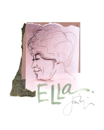 Ella / Sketch 8x10 Mixed Media Collage / signed & framed Price: $55. ( includes shipping ) Buy/store
