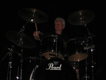 John on drums
