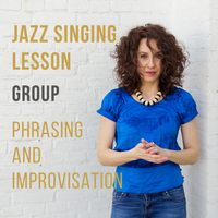 JAZZ PHRASING & IMPROVISATION - online (50 minutes / a GROUP of two students)
