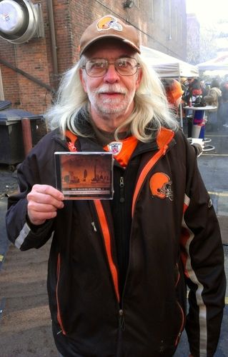 Wilford GREAT BROWNS FAN! Beating the Steelers 2012
