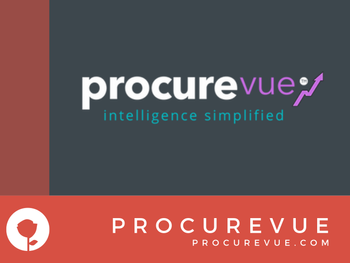 Procurement Intelligence Simplified. Visit www.procurevue.com
