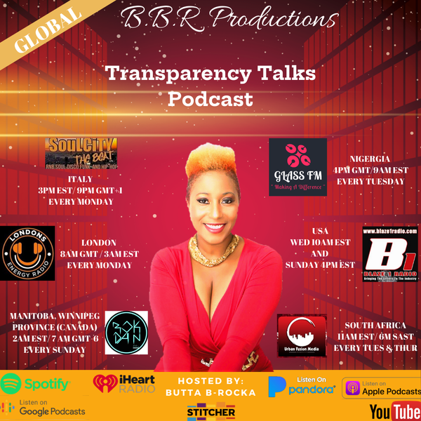 Transparency Talks Podcast discusses the trials and triumphs of entrepreneurs and entertainers.


