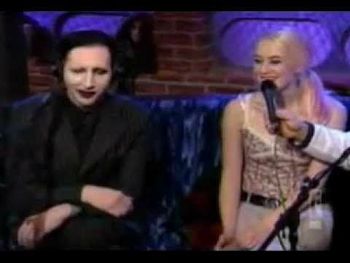 Marilyn Manson and Stephanie my daughter
