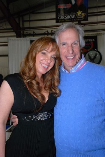 "The Fonz" Henry Winkler asking to have photo with me at event we were both performing.
